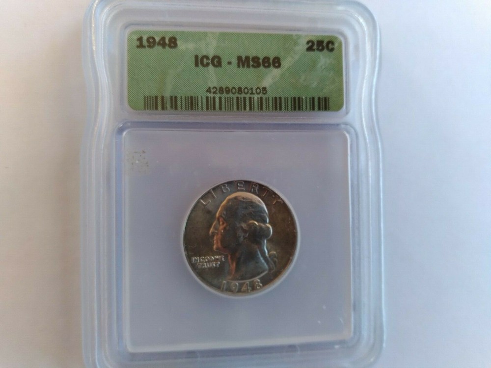 1948 Washington Quarter MS66 Gem!