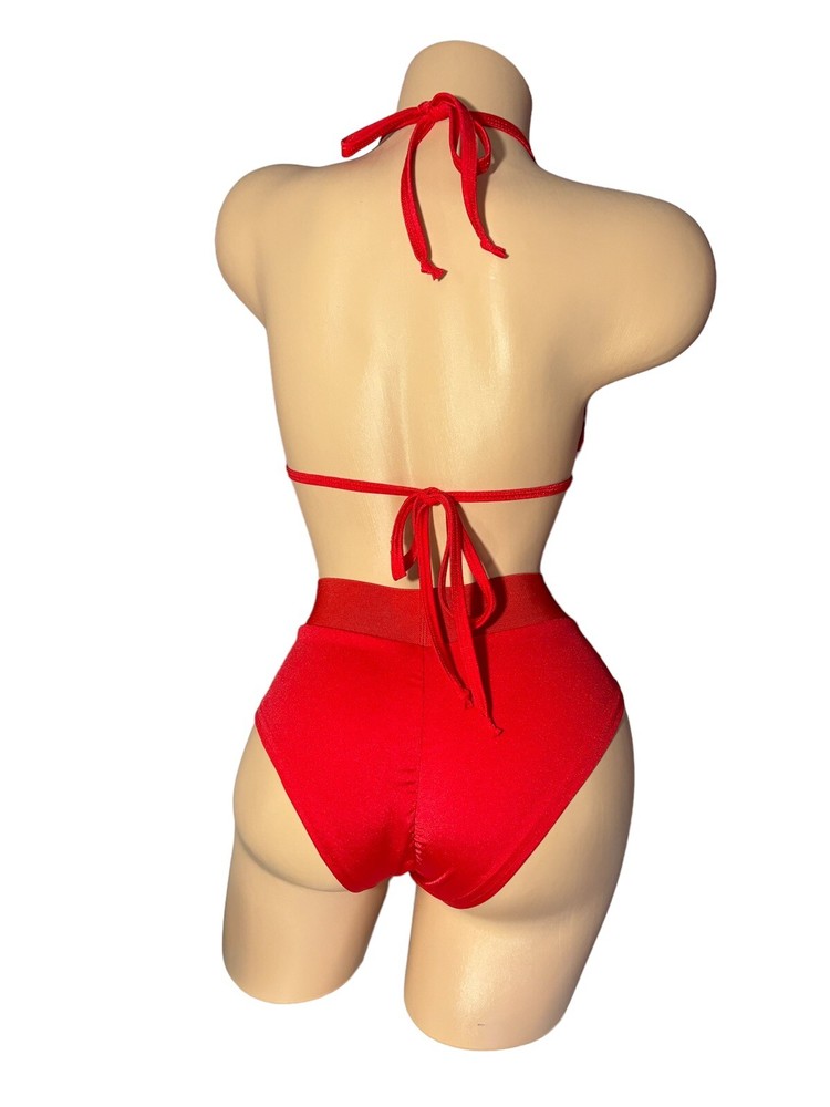 EXOTIC DANCEWEAR STRIPPER 2 PC Red