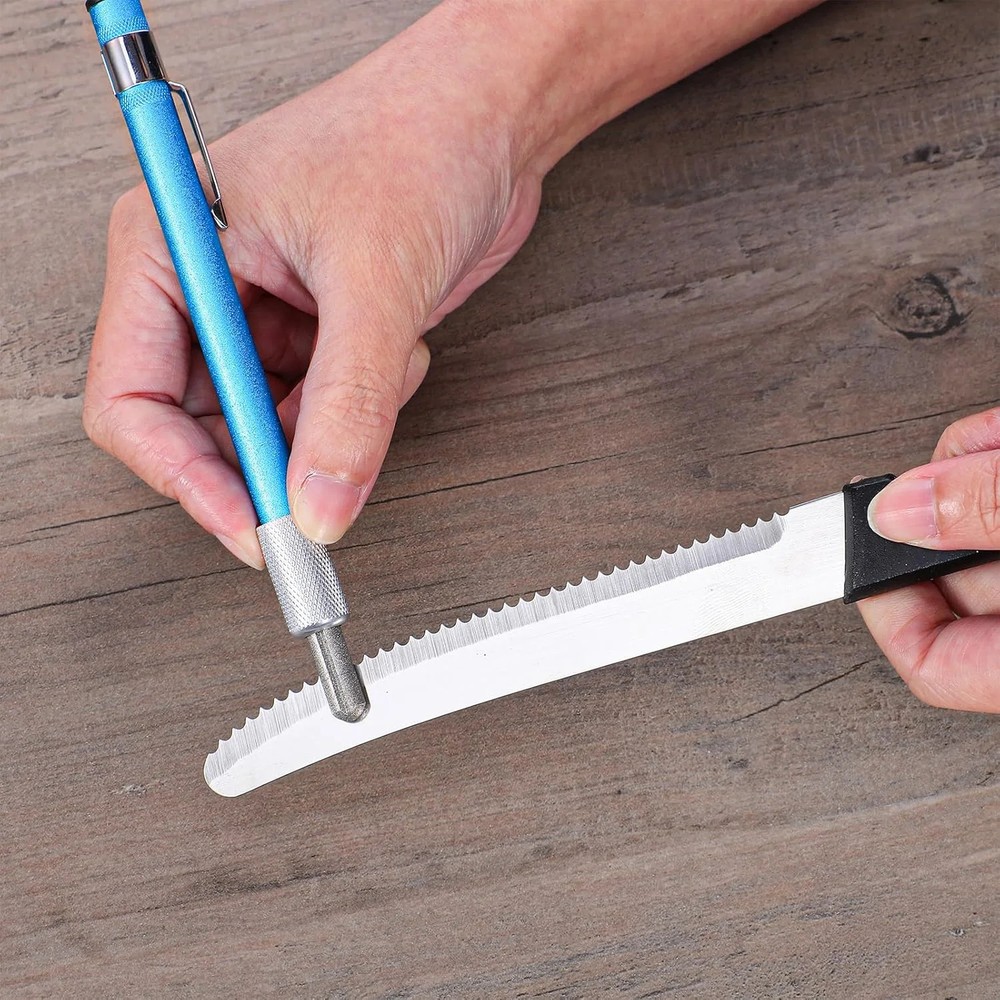 2 PCS Diamond Sharpening Rod, Pocket Knife Sharpener Rod Retractable Knife Sharp