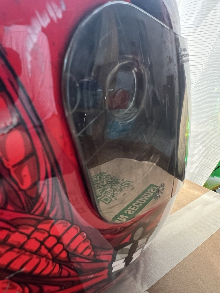 Icon Speedfreak Red Motorcycle Helmet