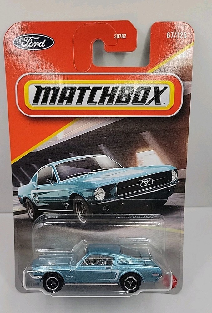 Matchbox 1968 Ford Mustang Fastback Blue #67