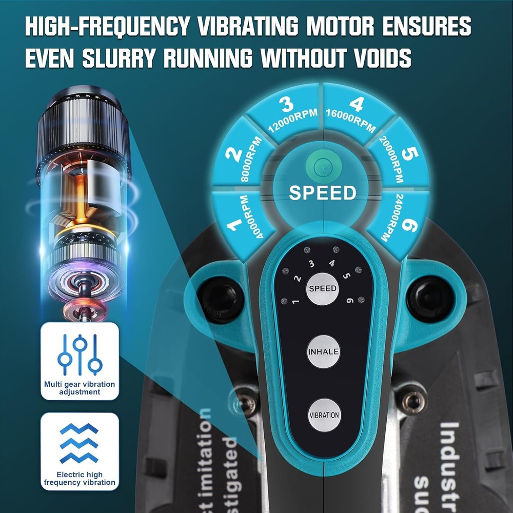Tile Vibration Machine Installation Tool Makita 18V Battery Handheld Automatic