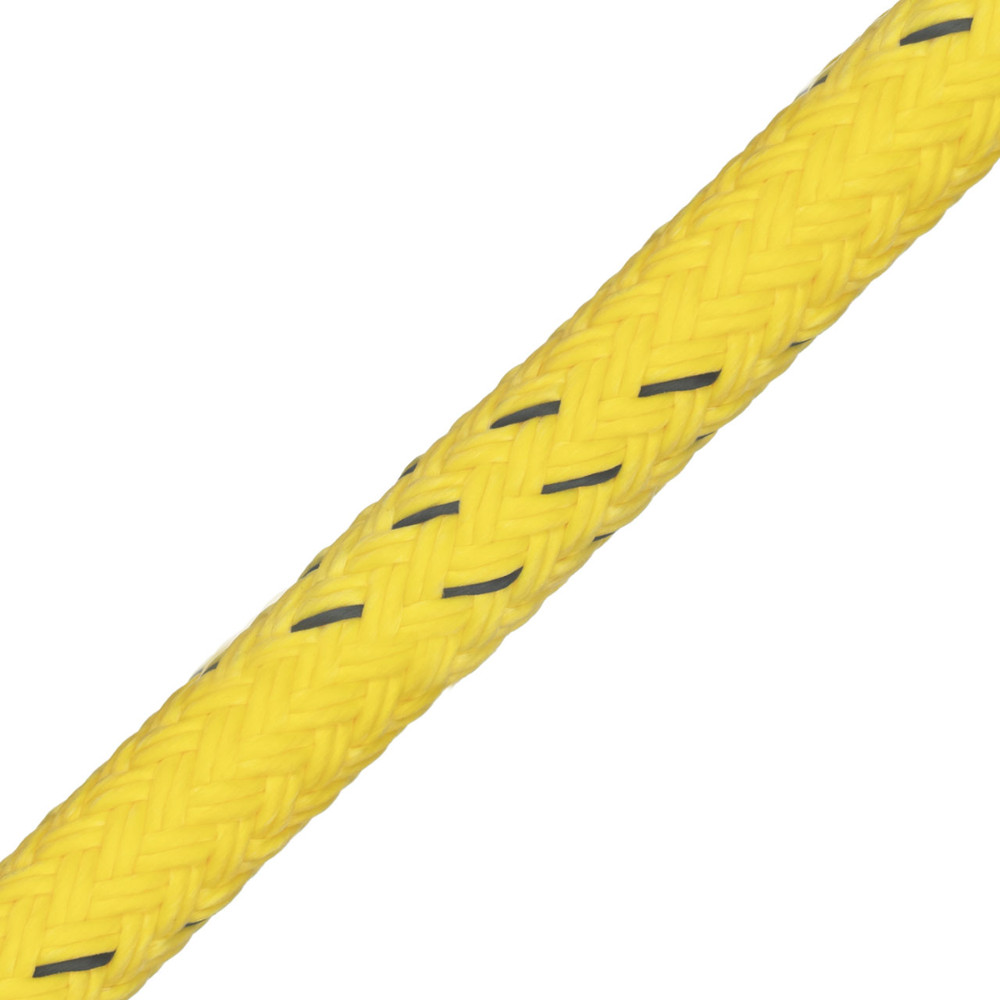 Samson 5/8" x 150' Stable Braid SD Rigging Rope - Yellow, Heavy Duty