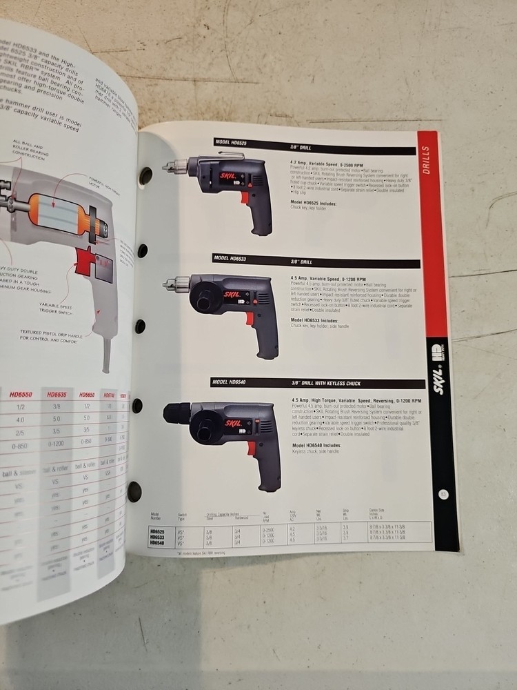 Vintage Skil Power Tool And Accessory Catalog