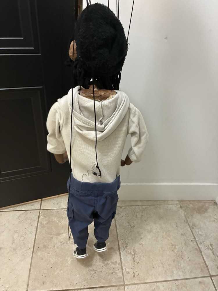 Vintage Pro Marionette Puppet 41” “Lance”