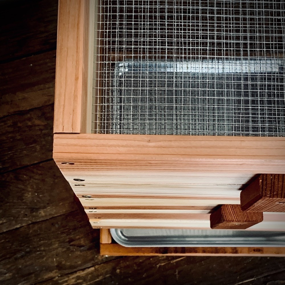 Handmade Redwood Worm Compost Bin: USA-Made Vermiculture System