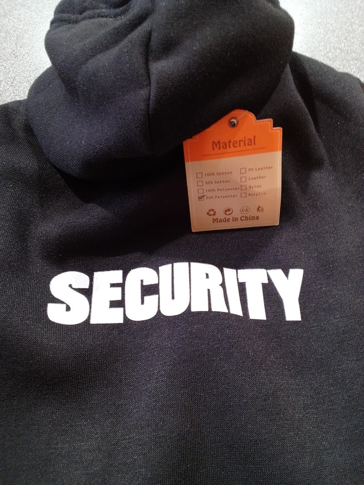 LOVISBUBY Pet "Black Security" Hoodie Sweater