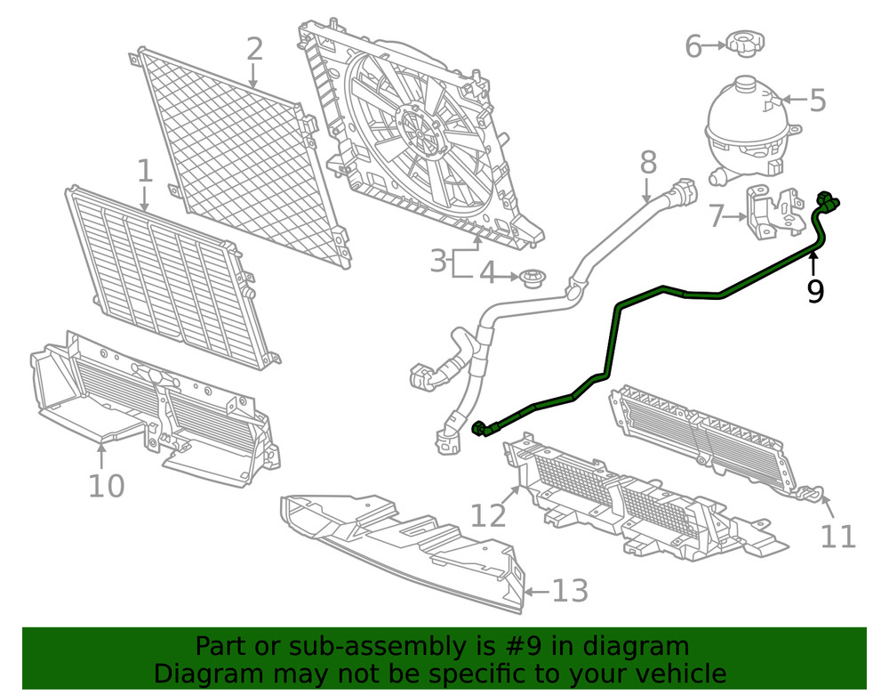 Genuine GM Vent Hose 87818080