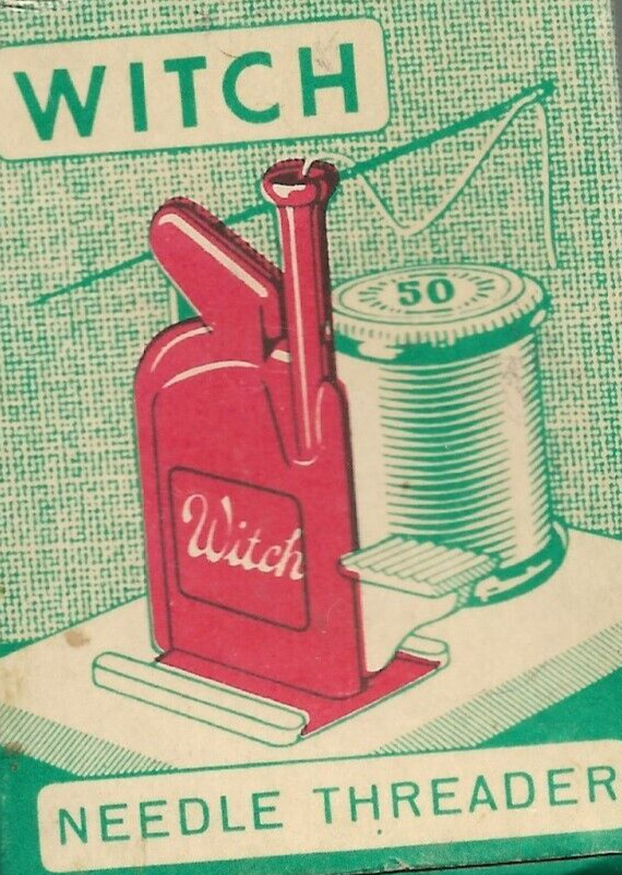 Witch Automatic Needle Threader lnstructions West Germany Vintage