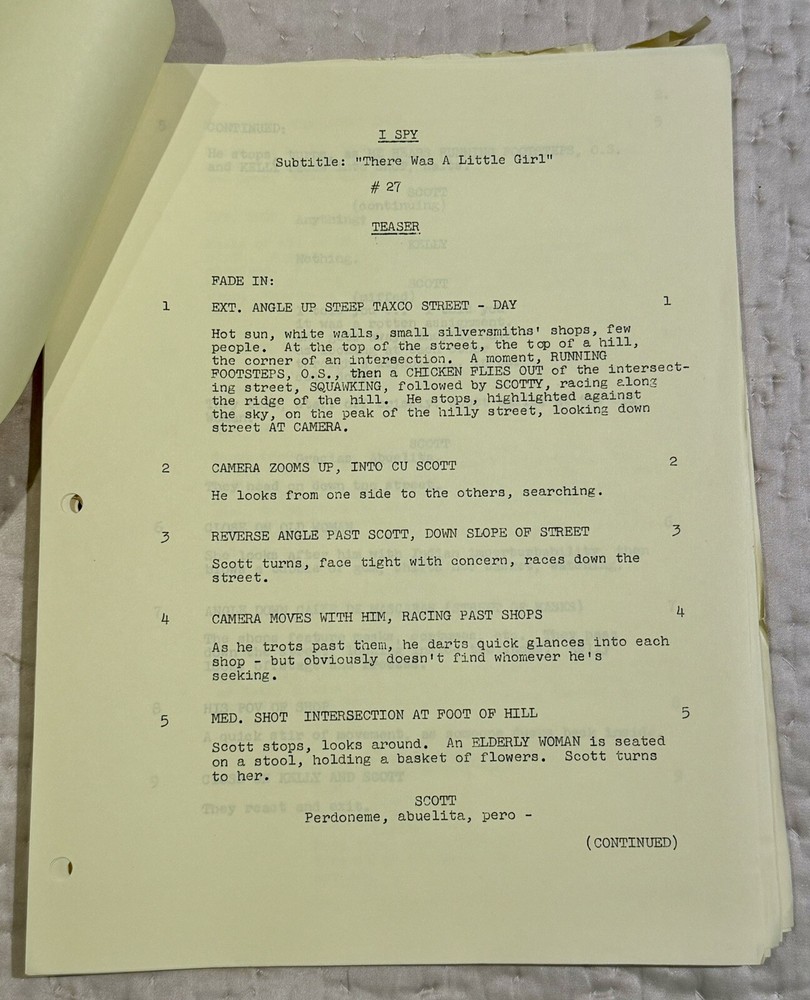 I SPY "THERE WAS A LITTLE GIRL" by STEPHEN KANDEL based on ROBERT BLOCH Script