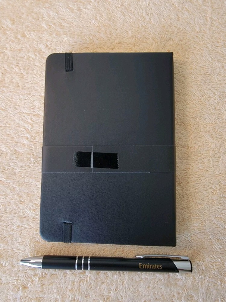 Emirates Airlines First Class Notebook Journal Diary Book New Plus Emirates Pen