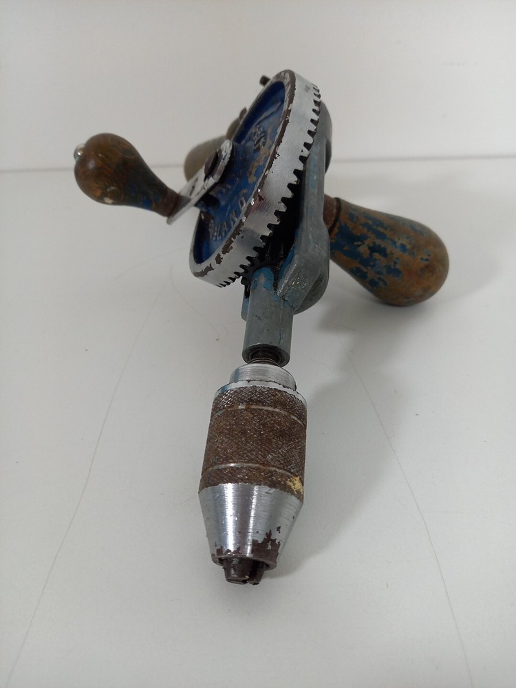 Vintage Footprint Sheffield England Hand Drill