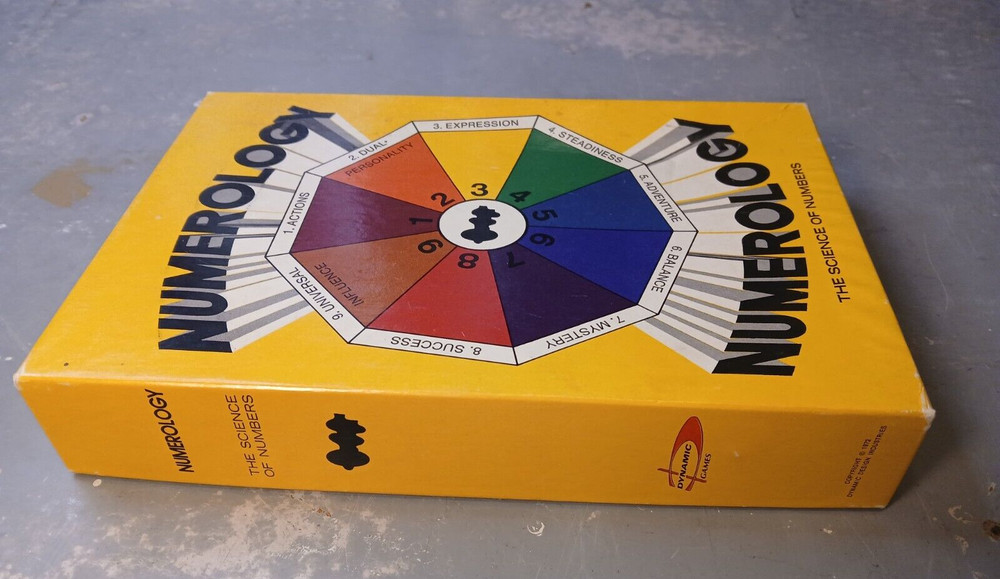 1973 Numerology Boxed Kit by Dynamic Design | Pythagoras Esoteric Metaphysics