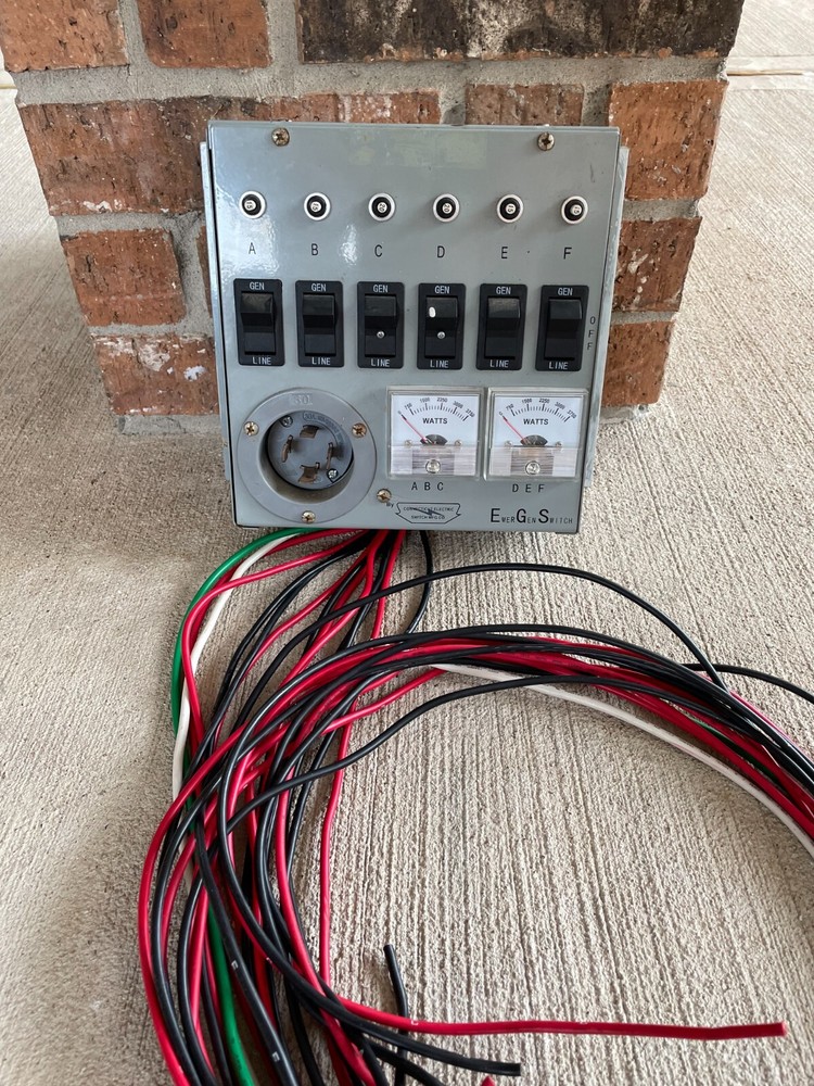 EmerGen Switch 6-7501A Manual Transfer Switch - NEVER USED