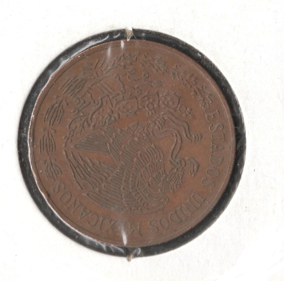 Mexico 20 Centavos, 1973, bronze, KM 441