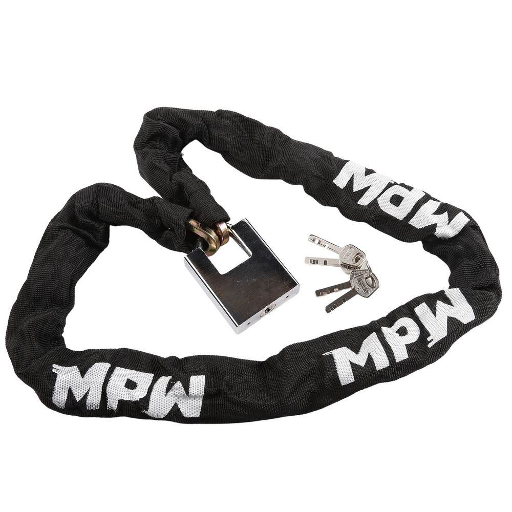 Motorcycle Scooter Chain Lock & Disc Lock + Reminder for 1.2M