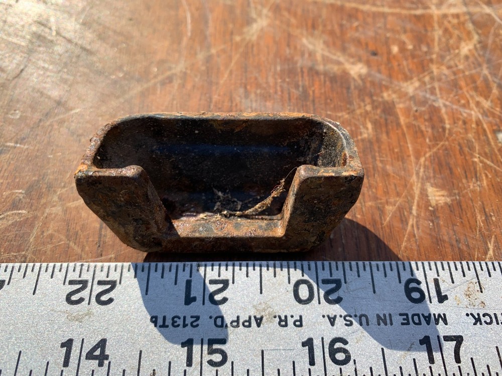 Antique Cast Iron VICTORIAN Lock Clasp Door Bracket Cupboard