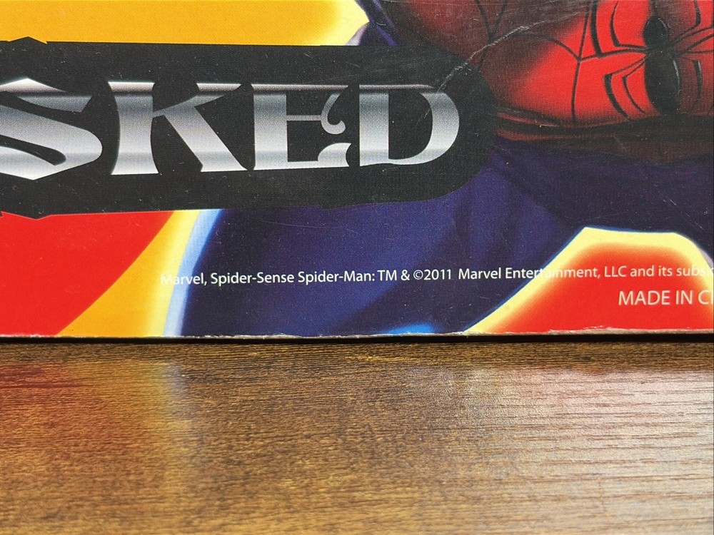 Spider Man 2011 Mini Skateboard Deck Masked Menace 21”x6”