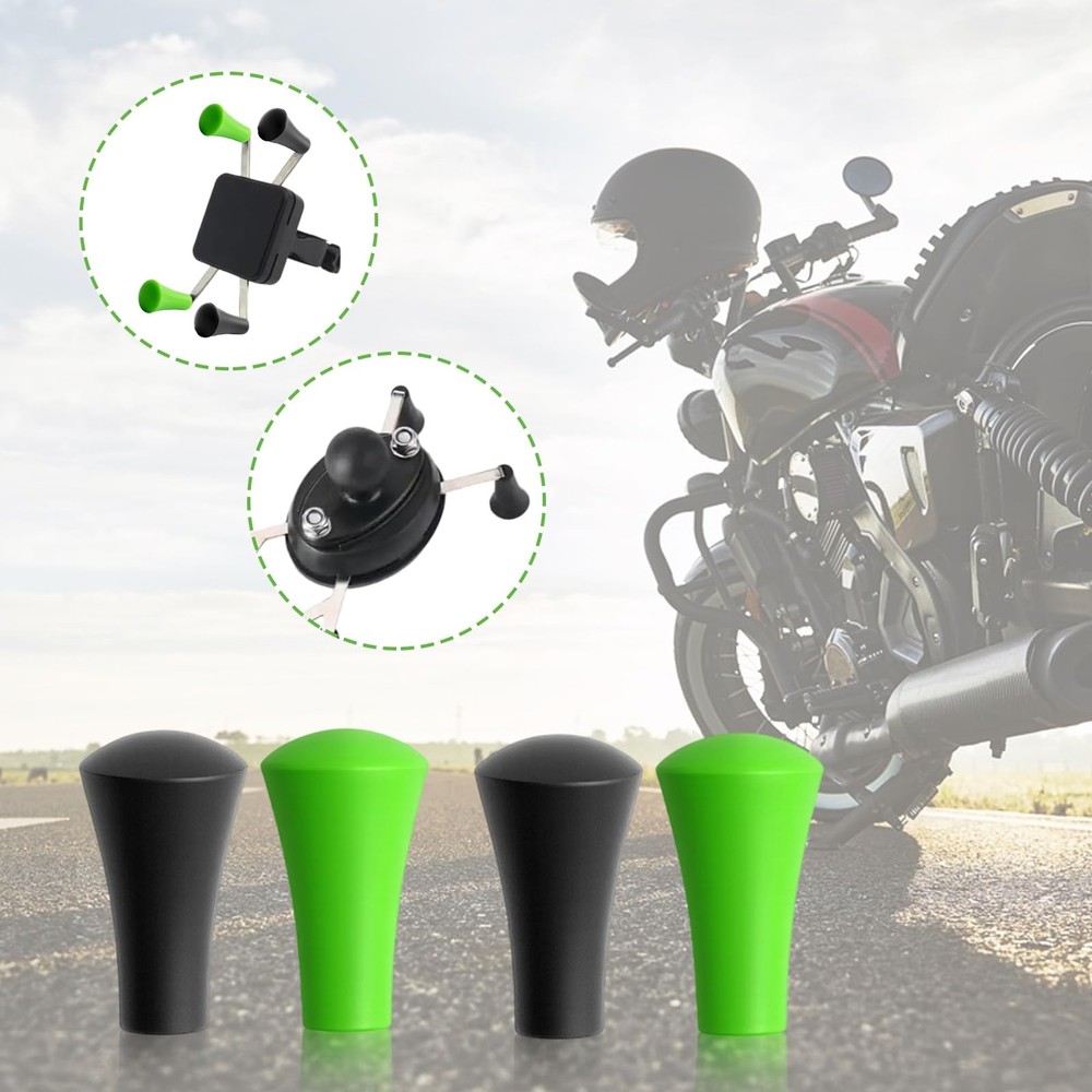 8 Pack Rubber Cap Silicone Tips Replacement Parts for RAM X-Grip Mount, Compa...