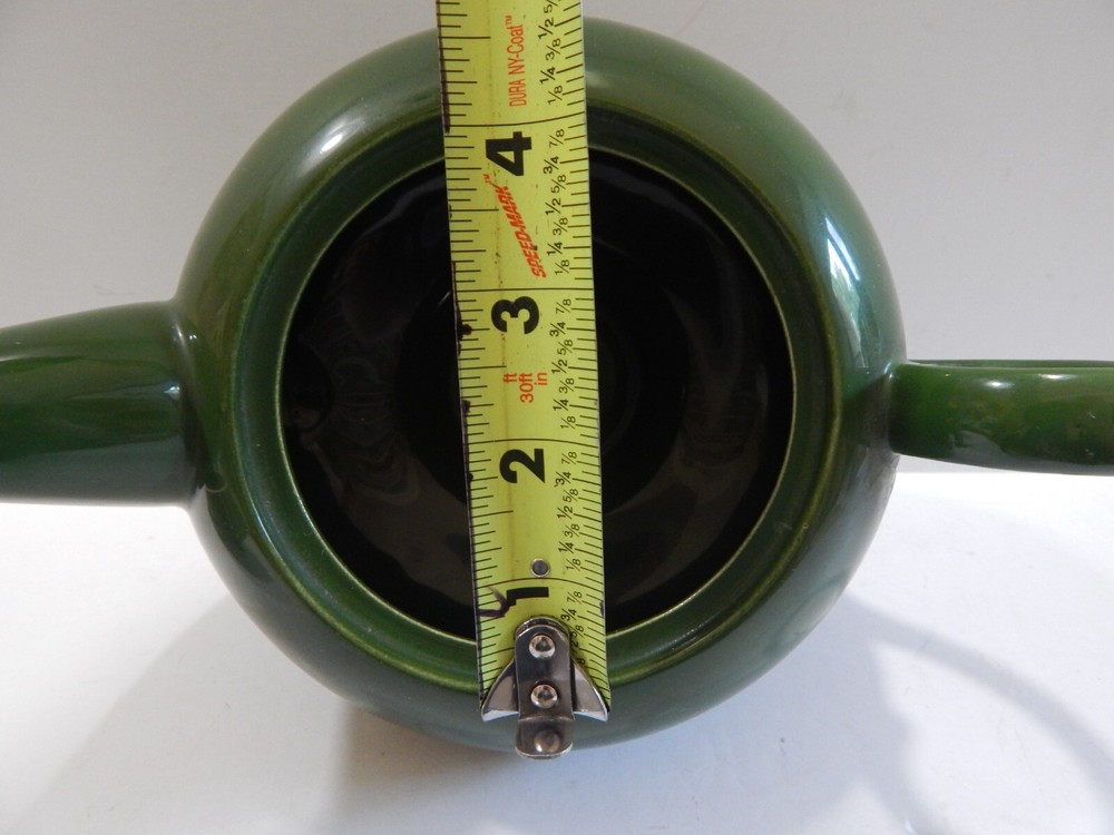 Green Ceramic Coffee Teapot w/ lid