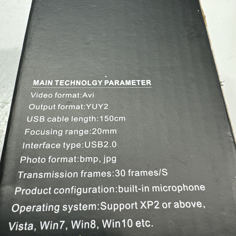 Digital High Definition Webcam - 640 Resolution