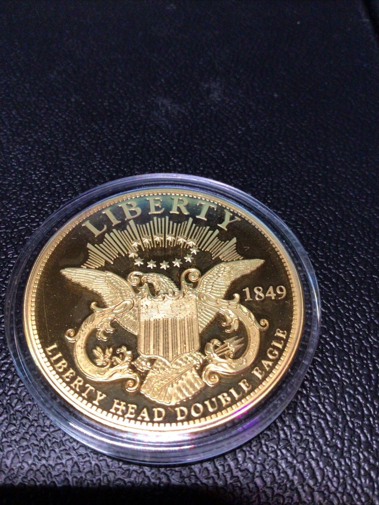 1849 LIBERTY HEAD DOUBLE EAGLE TRIAL COMMEMORATIVE COINS