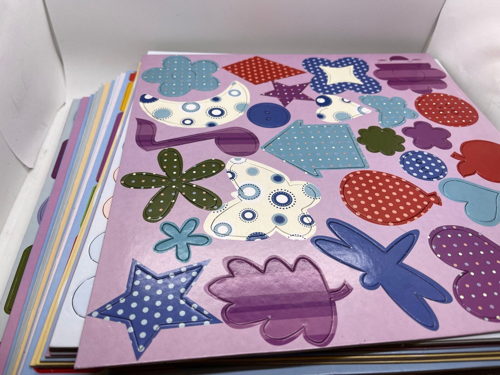 Chipboard Chunk - 30 Sheets 12x12 Chipboard Shapes and Alphabets