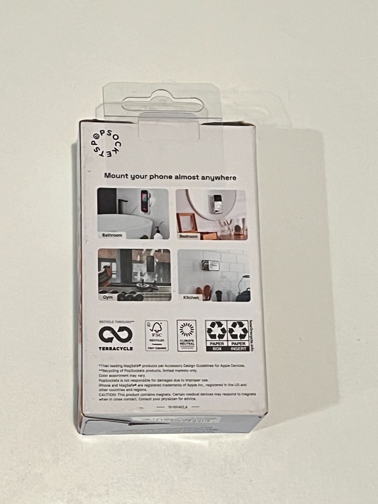 PopSockets Magsafe Magnetic Multi-Surface Suction Mount - Black