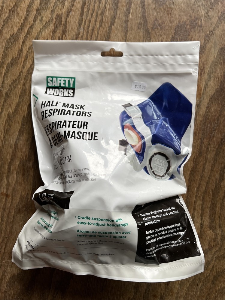 safety works half mask respirator