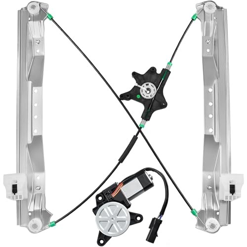 Front Driver Side Power Window Regulator with Motor (6 Front Driver With Motor