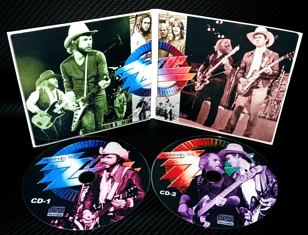 ZZ Top Memphis 1971 NEW Gate Fold 2CD Package NEW
