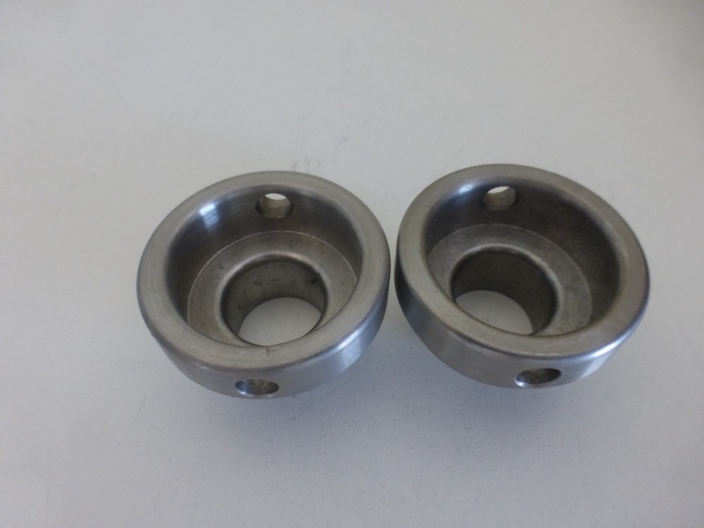 ZEISS OPMI SURGICAL MICROSCOPE CHROMIUM KNOBS WITH HOLE PER EACH