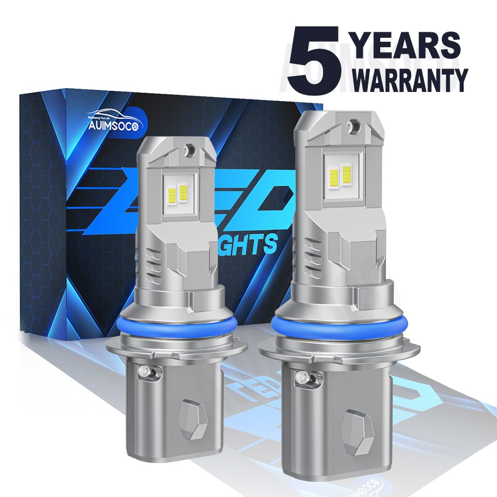 9004 HB1 LED Headlight Conversion Kit High Low Beam Bulbs 10000K Cold White Pair