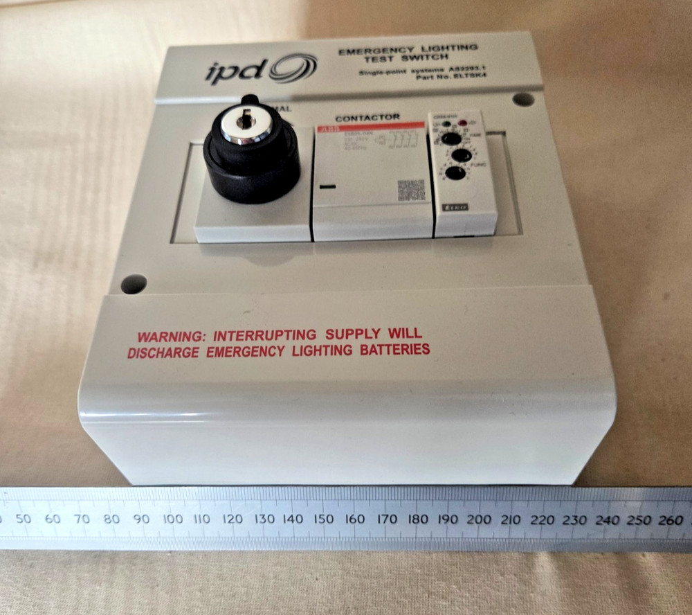 IPD Emergency Lightning Test Switch ELTSK4 25A 240 VAC