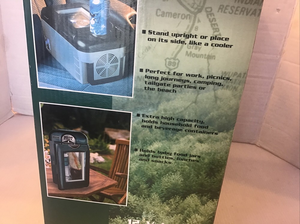Vector Road Chill 12 Volt Portable Refrigerator Cools Heats Nice VEC219