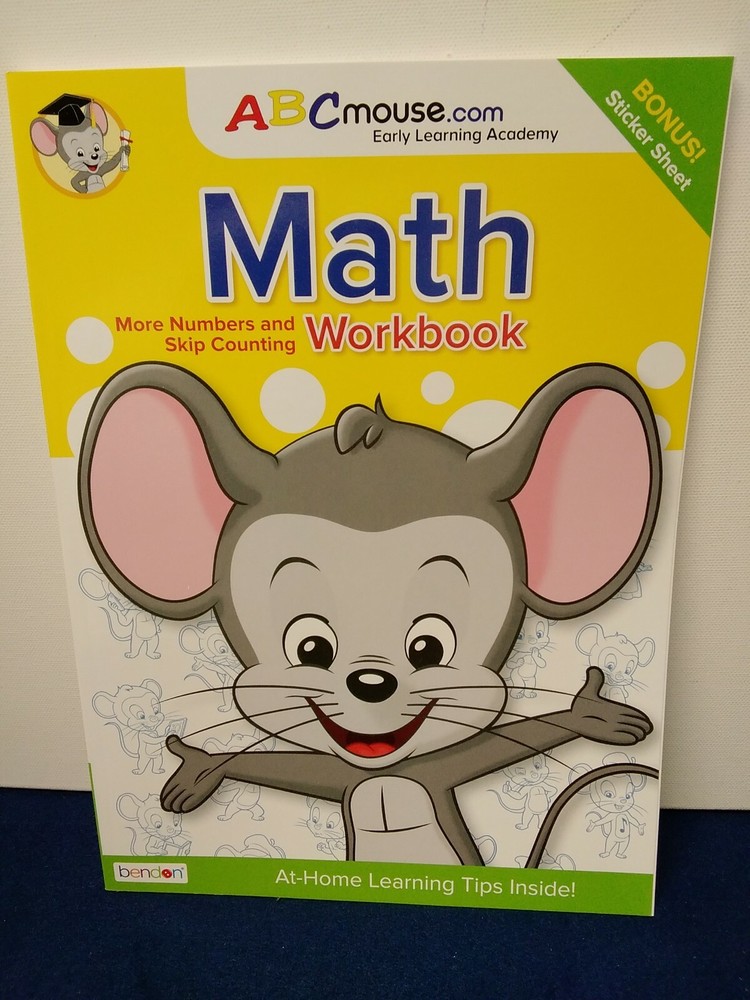 ABC Mouse Workbooks Set of 2 Books: Math &Phonics Paperback