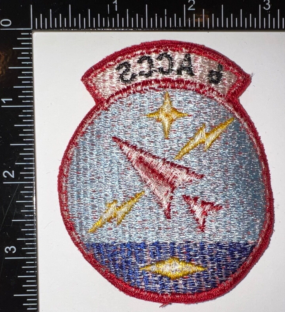 USAF US Air Force 6th ACCS Airborne Command Control Squadron Patch