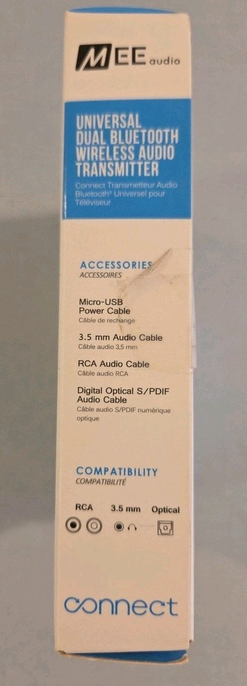 MEE - Connect Dual-Headphone/Speaker Bluetooth Wireless Audio Transmitter