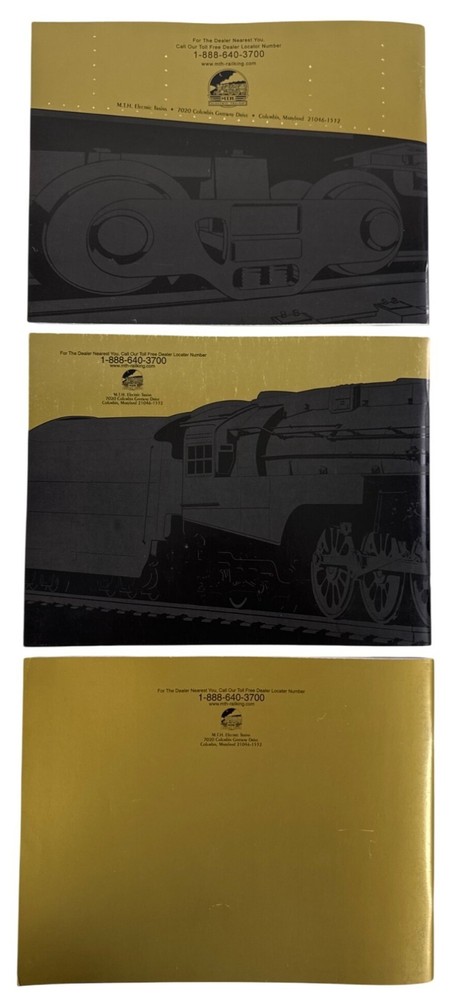 MTH Electric Trains Product Catalogs 2000 Volume One Two & Three