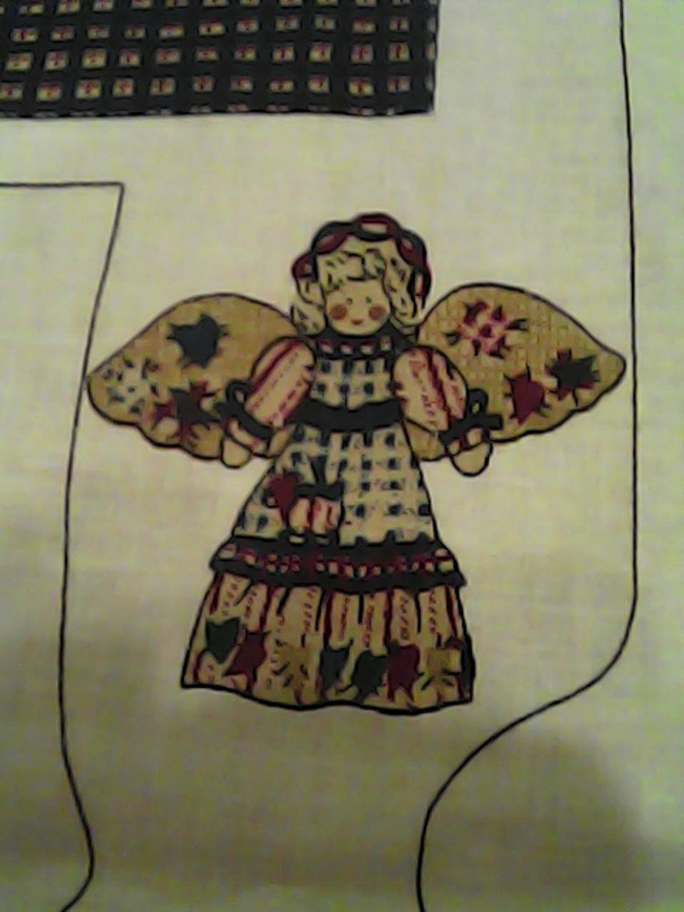 Country Angel Fabric Panel