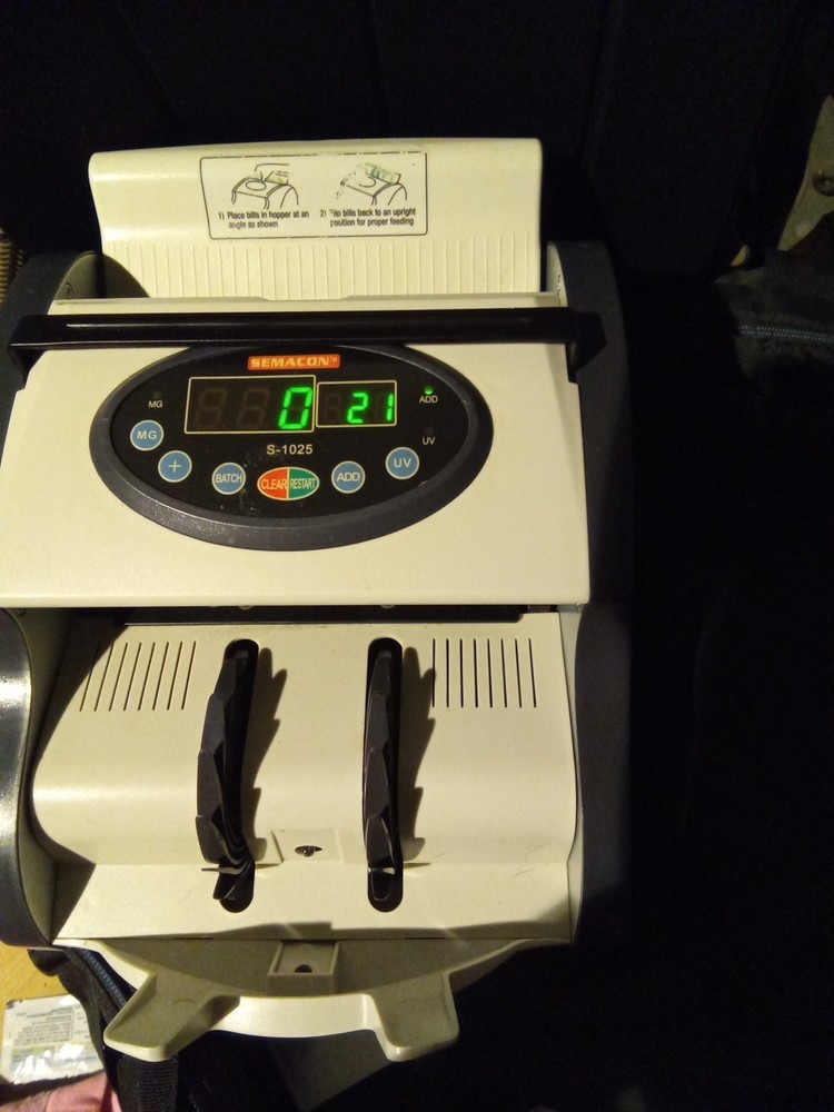 Semacon S-1025 Mini Series Compact Bill Counter