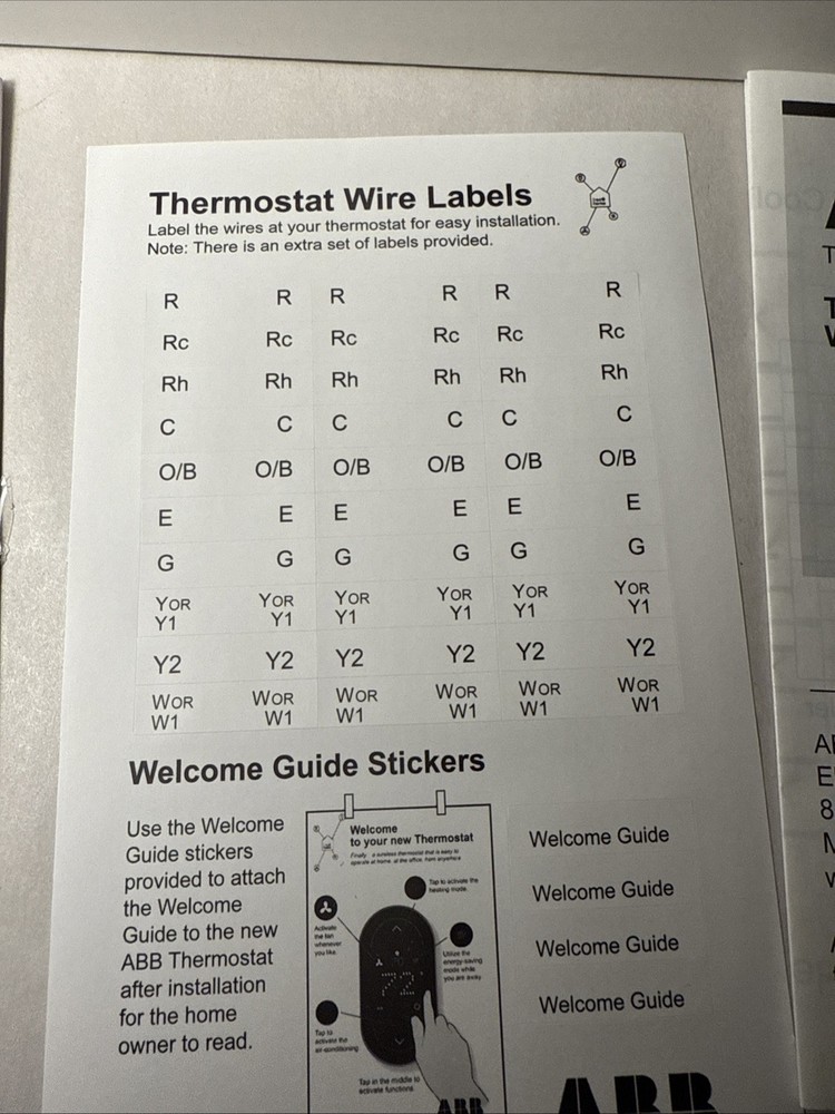 ABB Thermostat Model TH-1.1