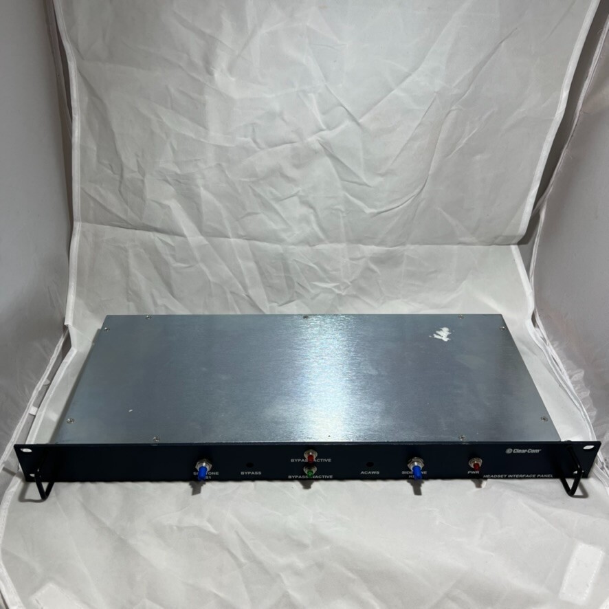 Used Clear-Com Headset Interface Panel Tested Working ClearCom