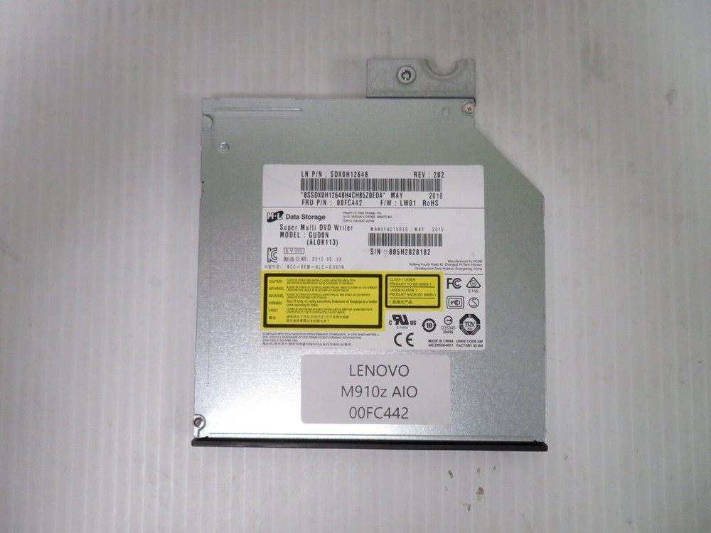 Lenovo M910z AIO 00FC442 Optical DVD Drive