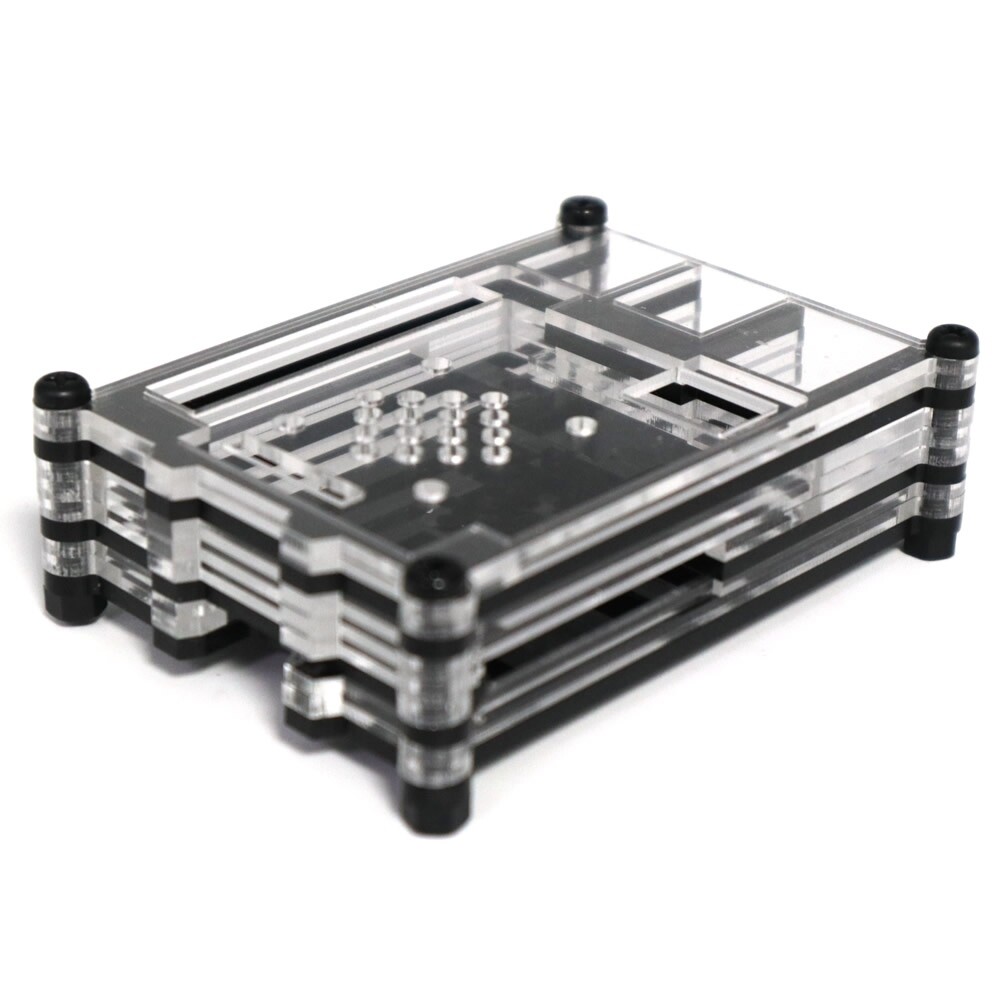 10 Layers Clear Acrylic Case Enclosure Box For Raspberry Pi 5