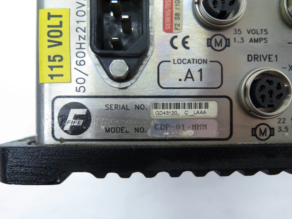 FIFE CDP-01-MMM Control Assembly Web Tracker 120/240Vac