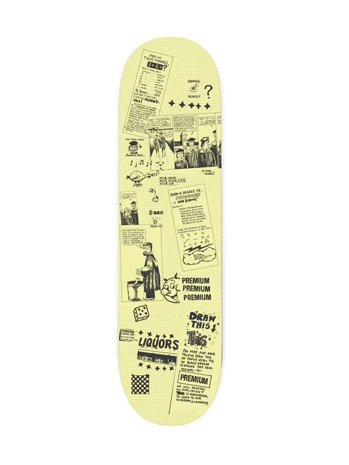 School Book Premium skateboards - 8.5