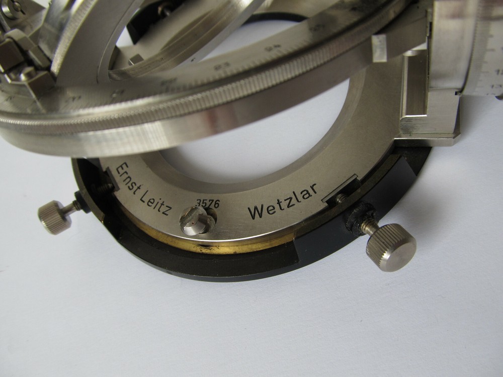 Ernst Leitz Wetzlar Universal Stage UT-4 for Polarizing Microscope ****