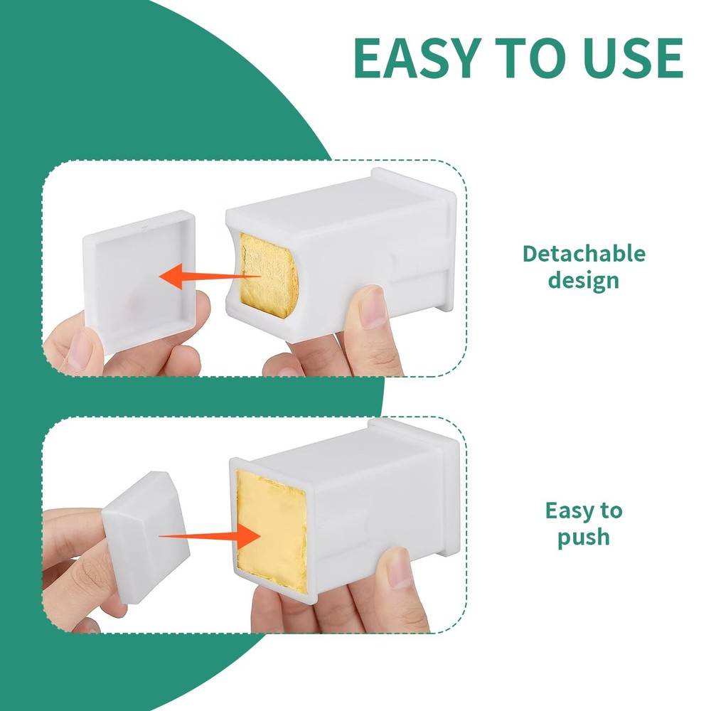 2Pack Butter Spreader Plastic Dishwasher Safe Corn Cob Butterer small, White