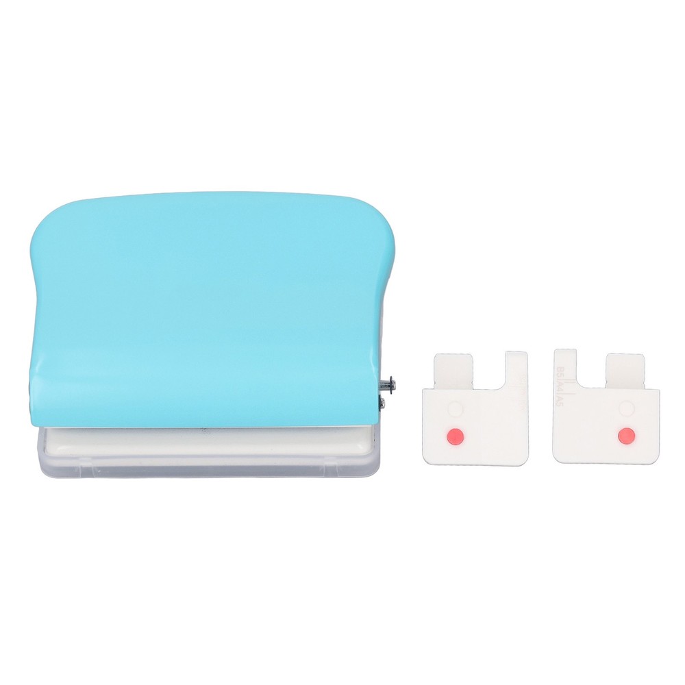 Light Blue Paper Binding Machine Handheld Portable Spiral Binder A4 A5 A6 A7 WT